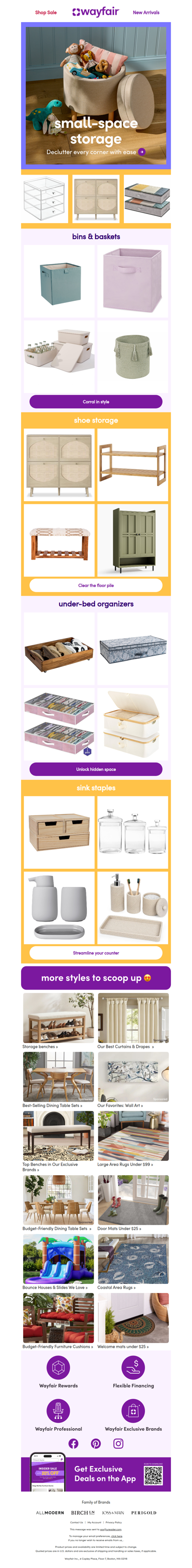 DECLUTTER EVERY CORNER →