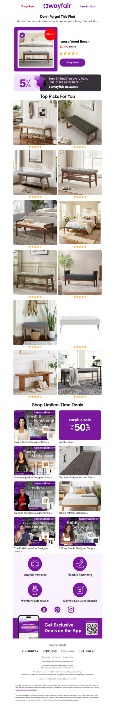 Your bench search is over!