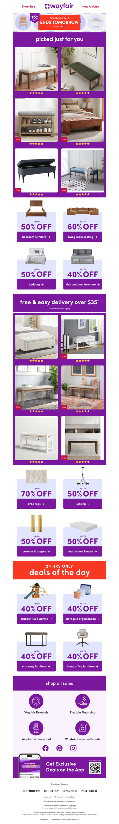 BENCHES ❗ UP TO 70% OFF❗ Less than 48 hours ❗