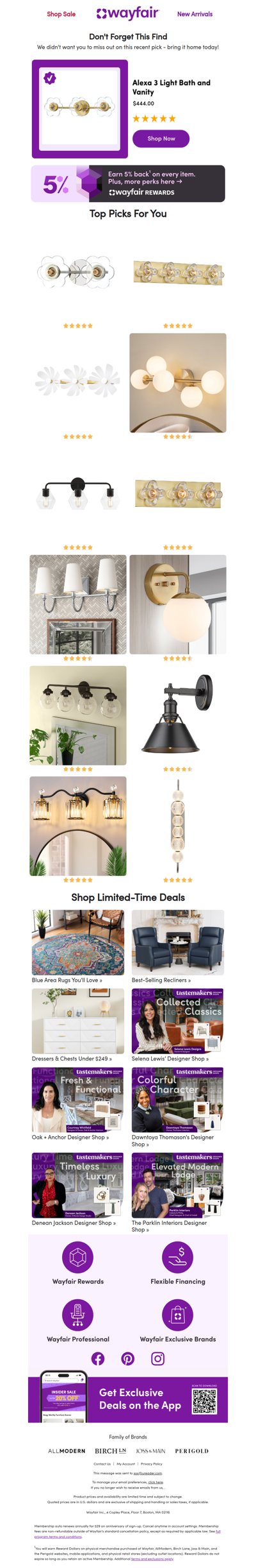 Your vanity lighting search is over!