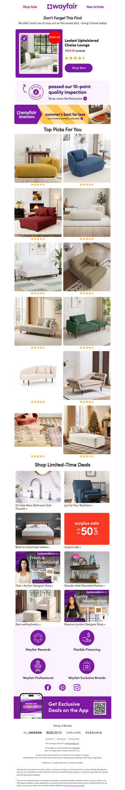 Your chaise lounge search is over!