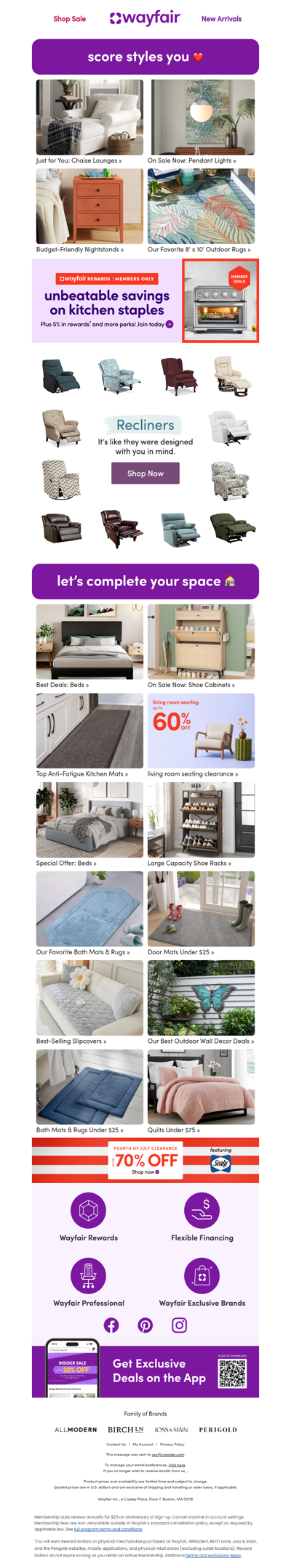 CHAISE LOUNGES.