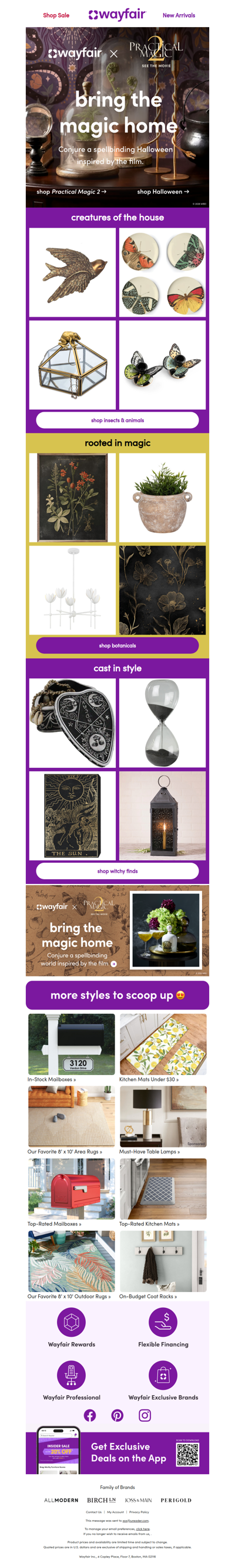 WAYFAIR x PRACTICAL MAGIC 2: bring the magic home ✨