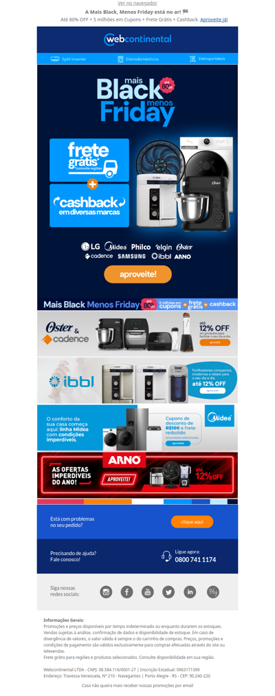 📩 As Super Ofertas da #MaisBlackMenosFriday chegaram!