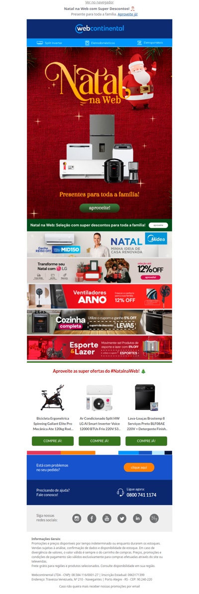 🎄🎅🏻 #NatalnaWeb: Só os melhores descontos para transformar sua casa!