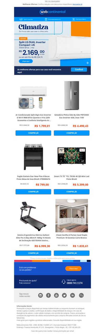 Sua casa merece as melhores ofertas! 🏡💙