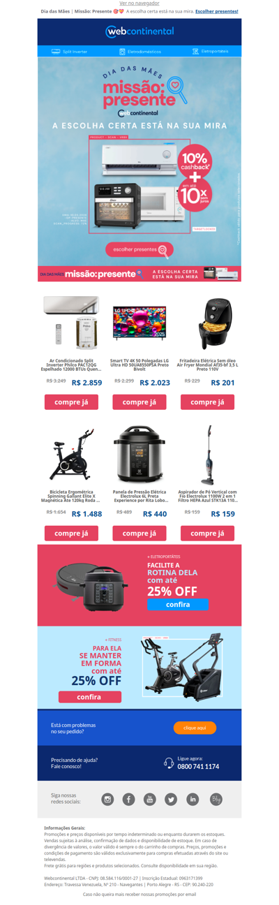 Missão presente: ativada! 🎯💝 A escolha certa para sua mãe está aqui!