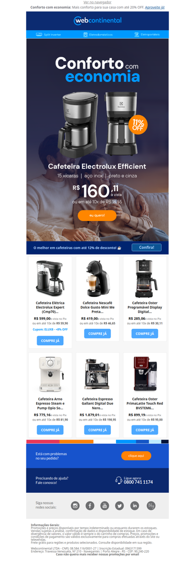 Até 12% OFF para os amantes de café ☕✨