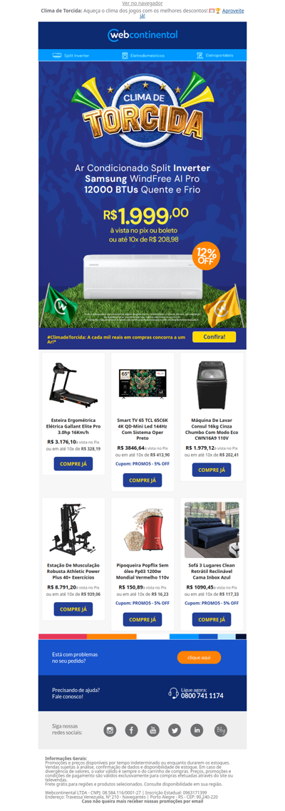 ⚽🏆 A seleção das melhores ofertas entrou em campo!