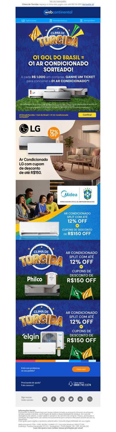 ⚽🏆 A escalação perfeita para climatizar sua casa!