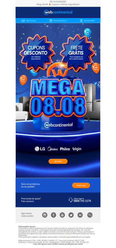 MEGA 8.8 do #MegaAniversário NO AR! 🎉