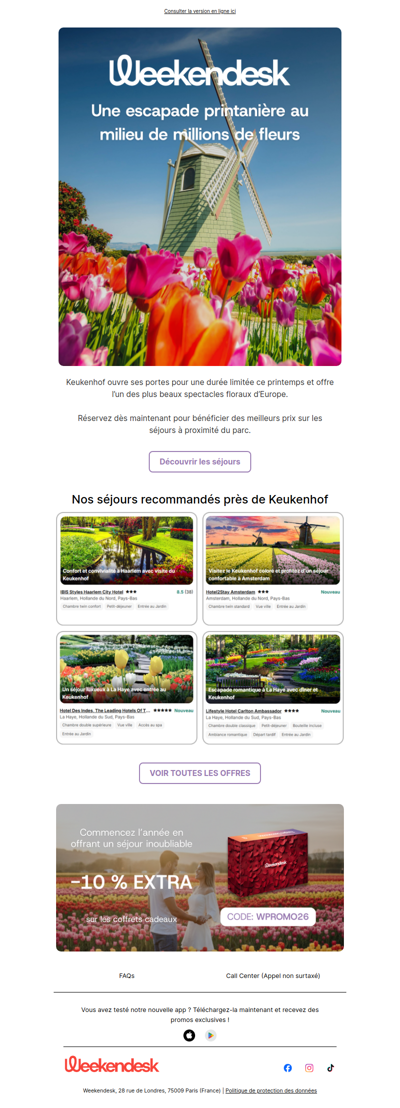 Keukenhof revient ce printemps