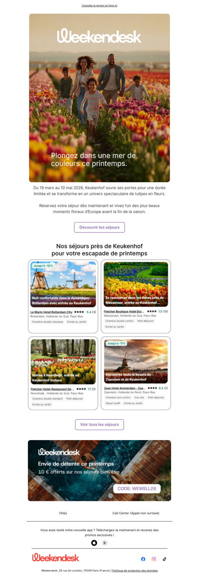 Le printemps arrive à Keukenhof