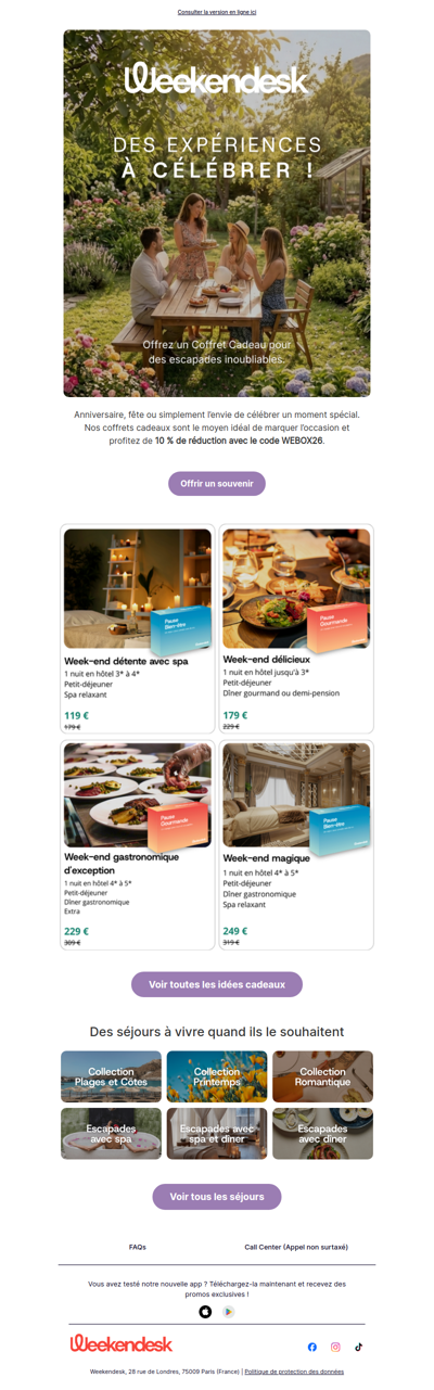 Un cadeau pour chaque célébration