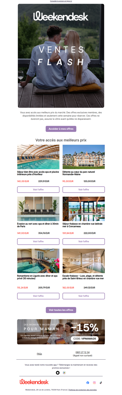 Offres exclusives membres cette semaine seulement