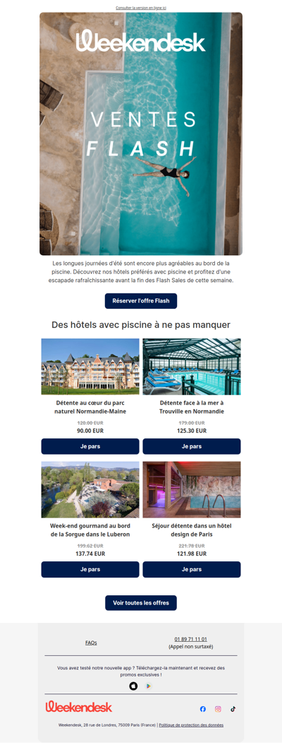 Plongez dans l'été