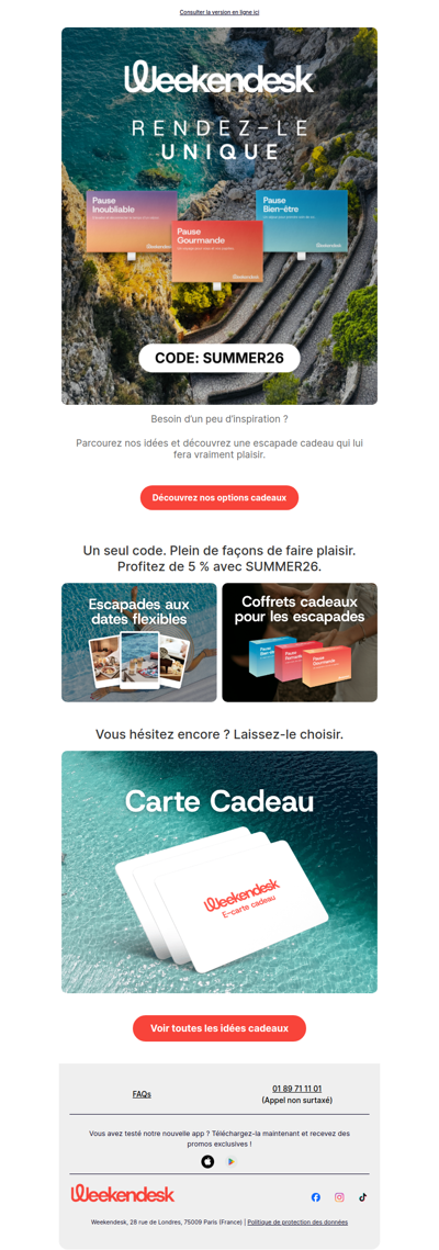 Une petite idée pour votre prochain cadeau