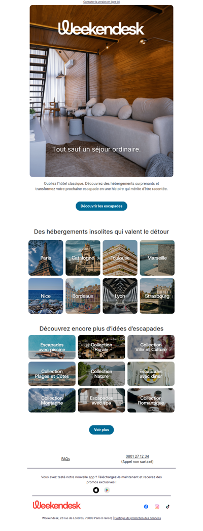 Pas une escapade comme les autres