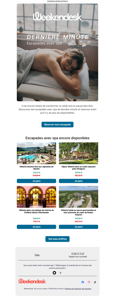 Un spa ce week end ?