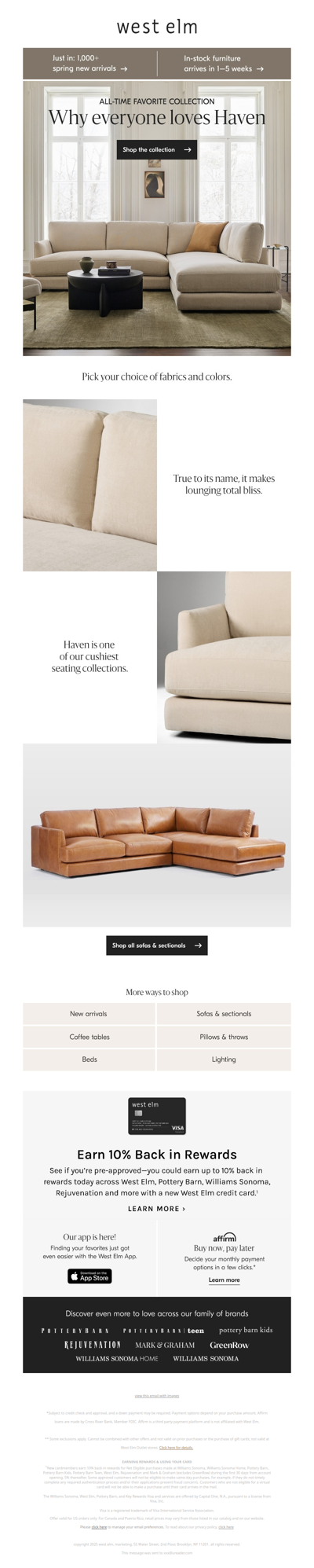 *The* sofa collection everyone loves