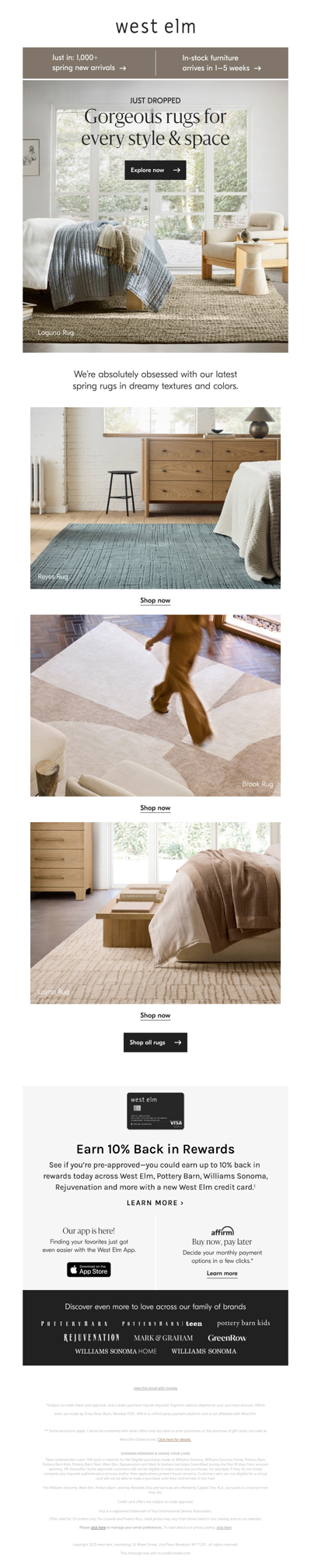 New rugs for every room