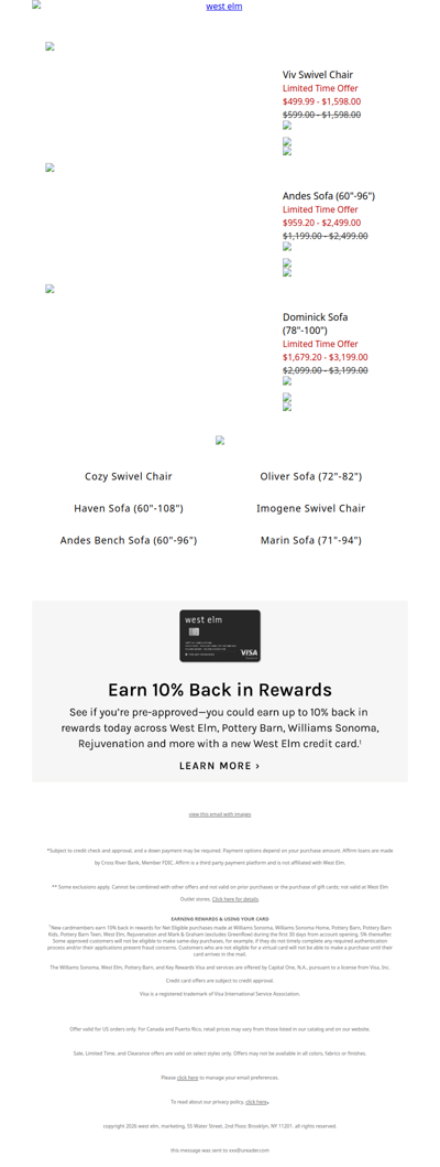 Viv Swivel Chair is on *sale* but going fast