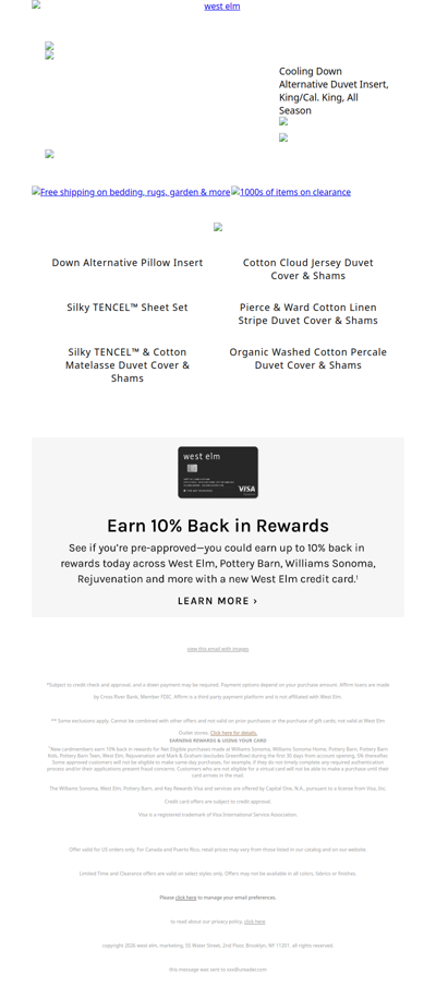 Your lucky day, our HydroCool(R) Cooling Down Alternative Duvet Insert is back in stock!