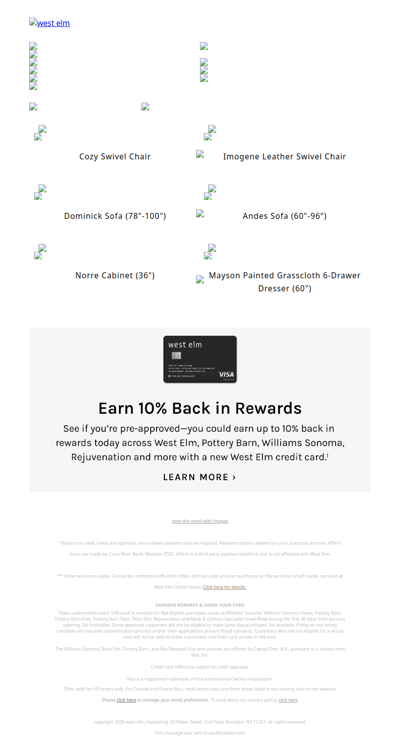 End tables with presence