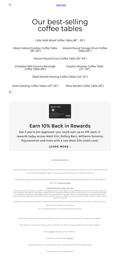 Check out our best-selling coffee tables