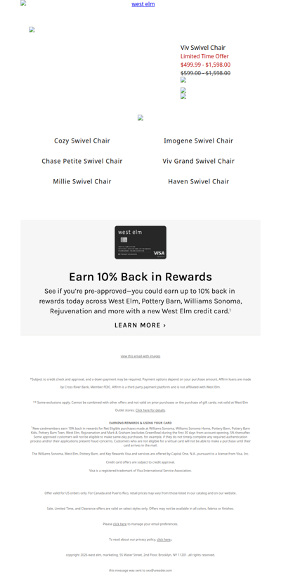 The Viv Swivel Chair you loved is now on sale!