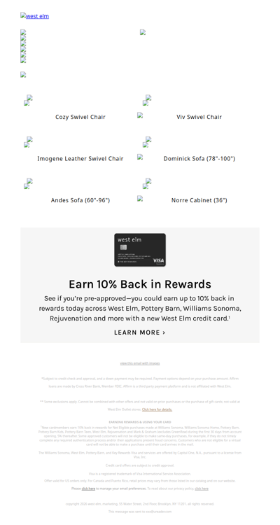 Furniture that ships fast