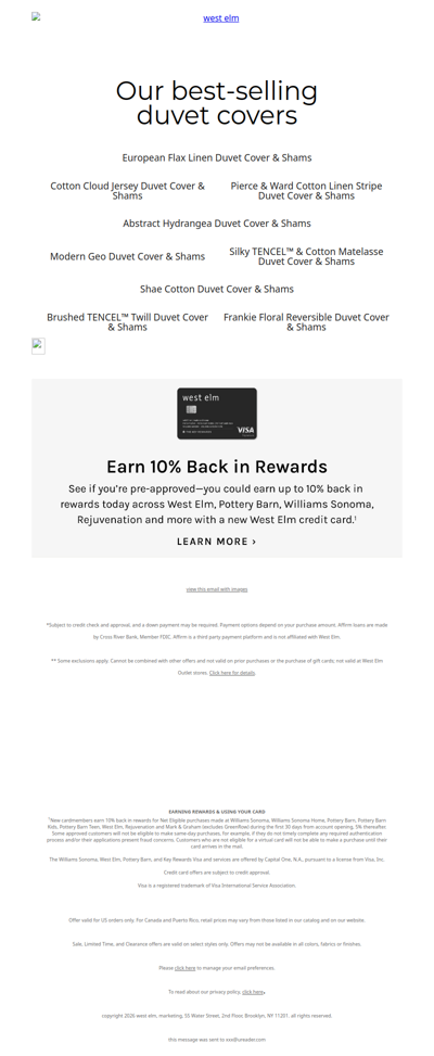 Check out our best-selling duvet covers  + Up to 60% off the Presidents' Day Sale