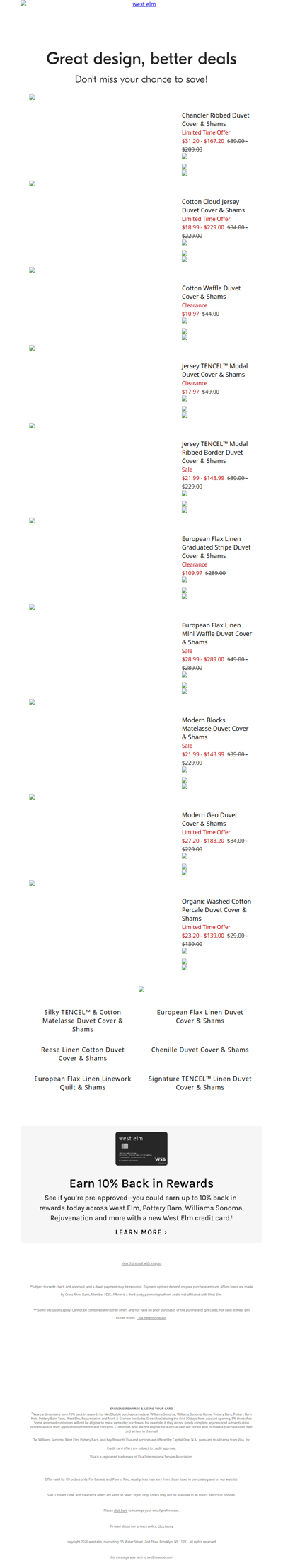 ON SALE NOW: Our favorite duvet covers  + Up to 60% off the Presidents' Day Sale