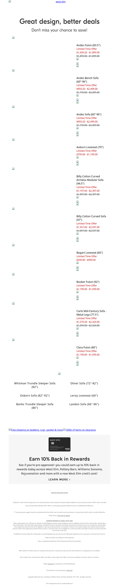 ON SALE NOW: Our favorite sofas