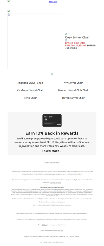 The Cozy Swivel Chair you loved is now on sale!