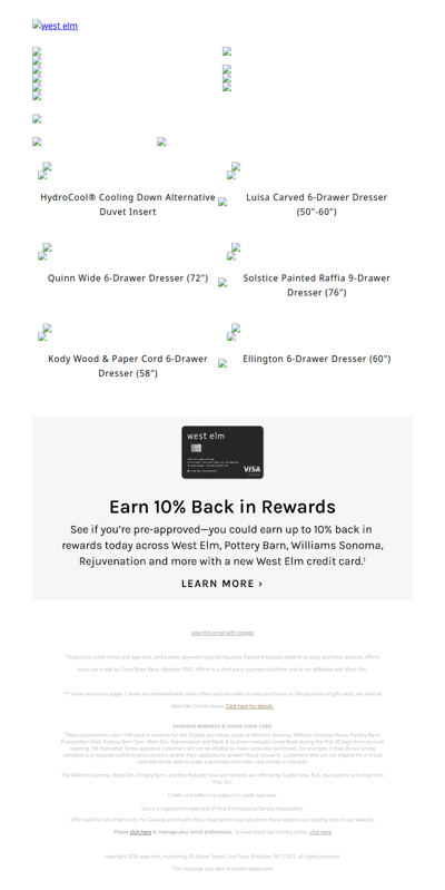 In-stock furniture that's ready to go