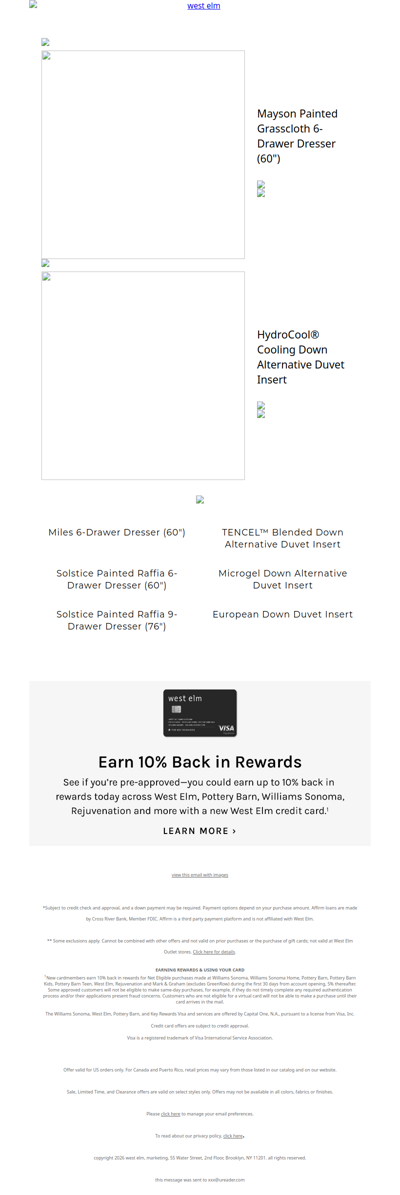 Come back and make it yours!