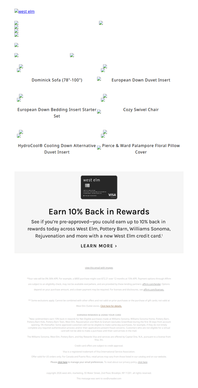 A modern take on white bedding