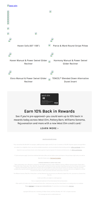 Our treat: Bedding ships free