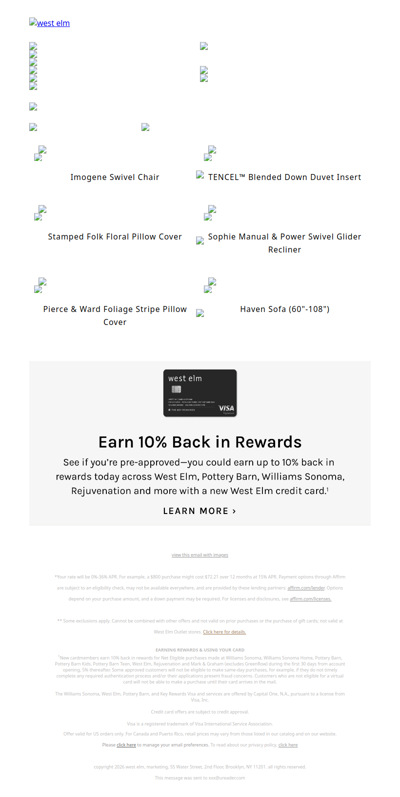 New bedroom furniture has arrived