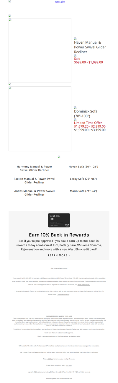 The Haven Manual & Power Swivel Glider Recliner you loved is now on sale!