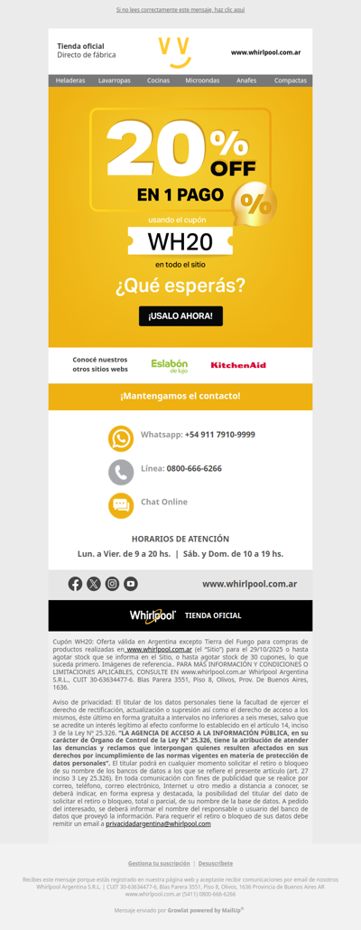 📢 ¡¡20% OFF EXTRA en todo el sitio!!