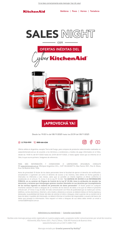 🌙 Sales Night con ofertas inéditas del Cyber