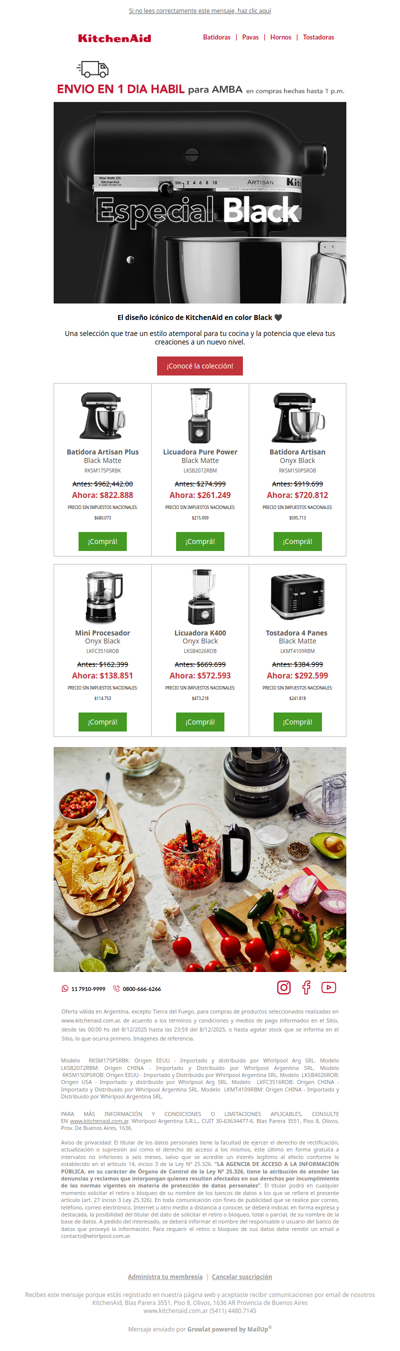 Especial Black: el clásico reinventado 🖤