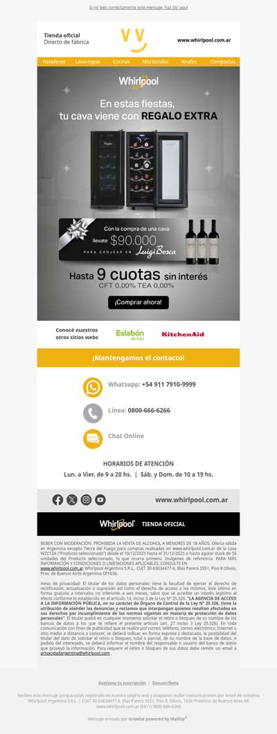 ¡Durante las fiestas tu cava viene con REGALO!