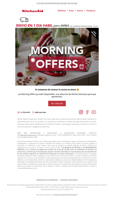 ¡Ya empezaron las Morning Offers!