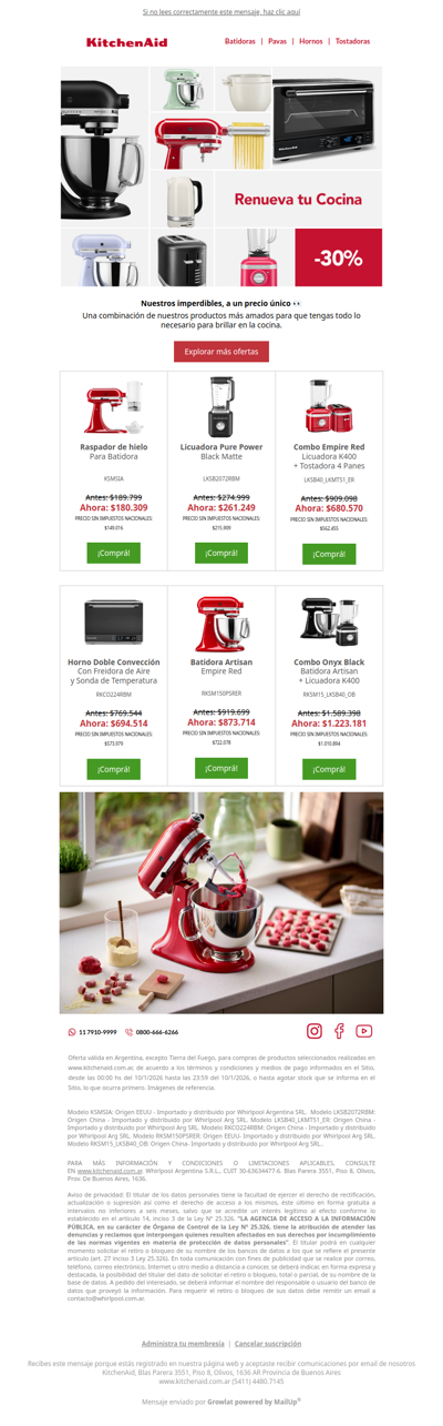 Renová tu cocina con estas ofertas ✨