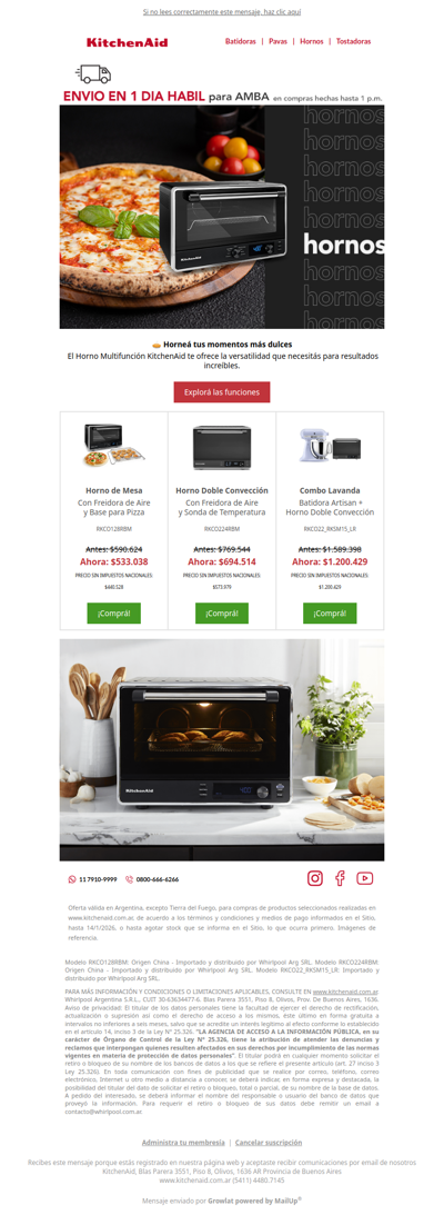 Tu horno con Air Fryer integrada 🔥