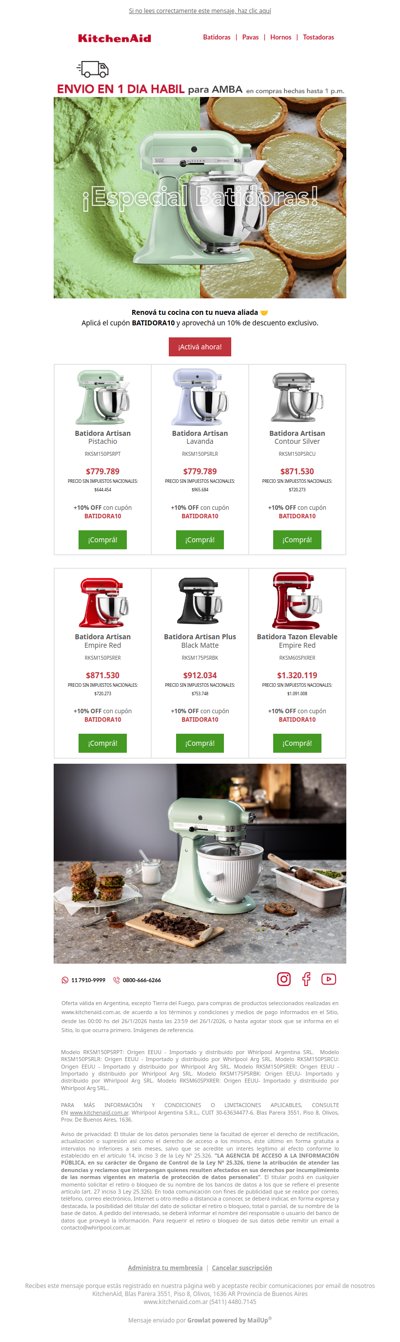 👀 10% OFF en la batidora más completa