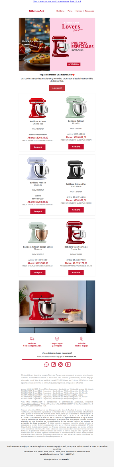 ¡Tu batidora favorita con hasta 15% OFF! 🥣